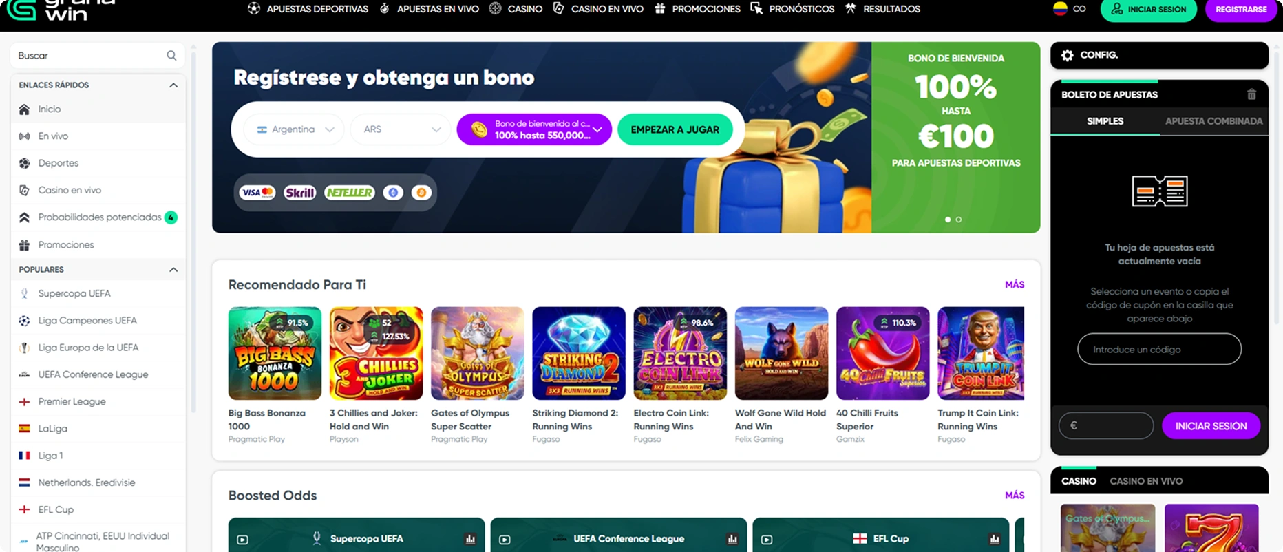 Granawin corredor de apuestas Granawin corredor de apuestas